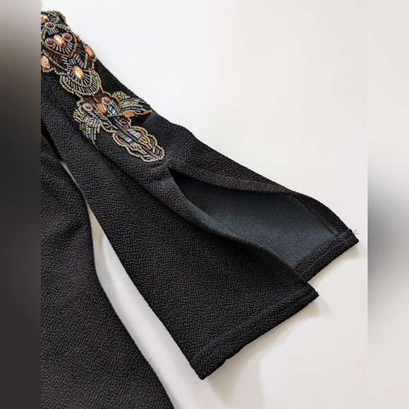 Vintage Joseph Ribkoff Couture "Statement Piece" Top With Jewels & Beading - Picture 5 of 9